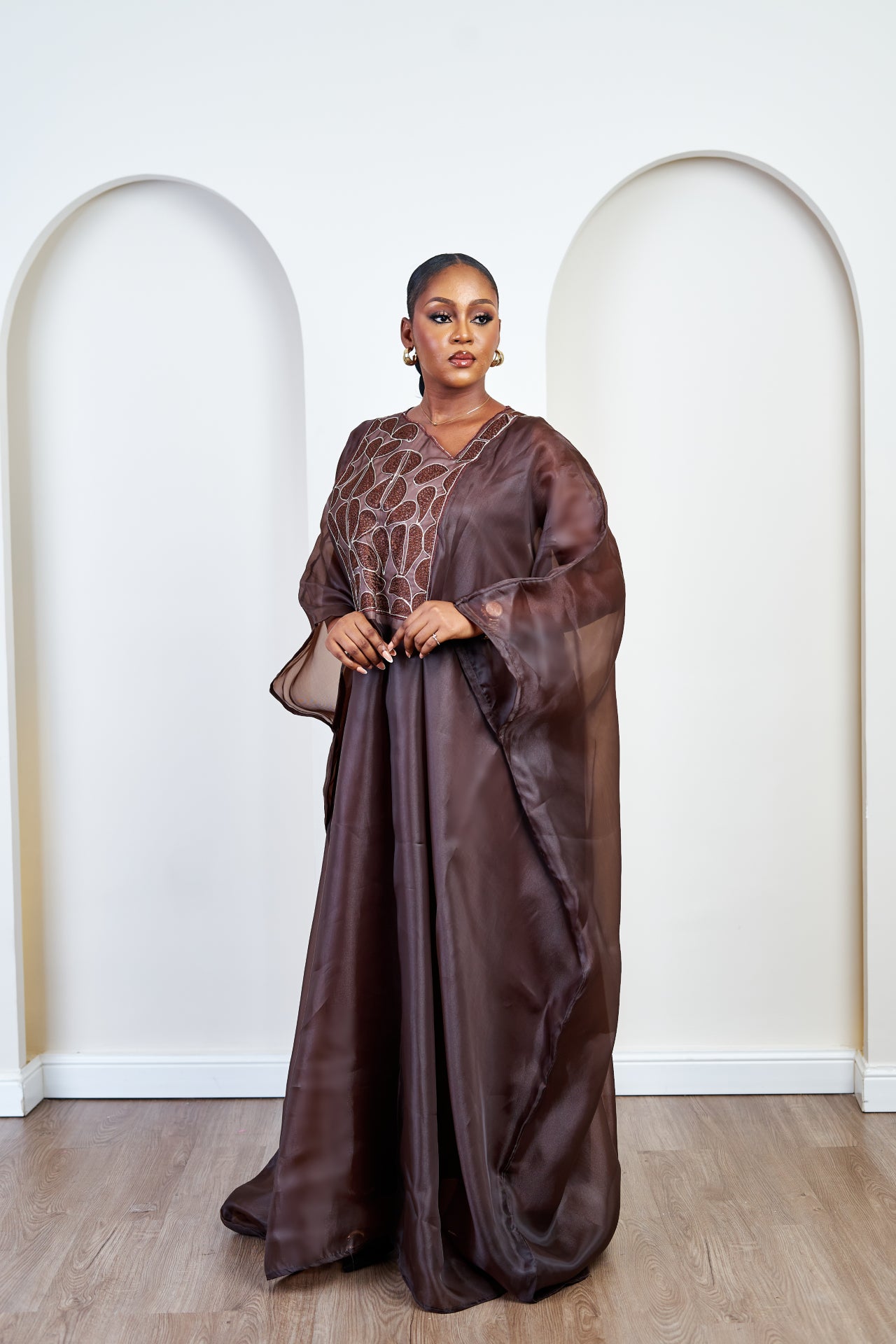 Nala Organza Agbada Dress