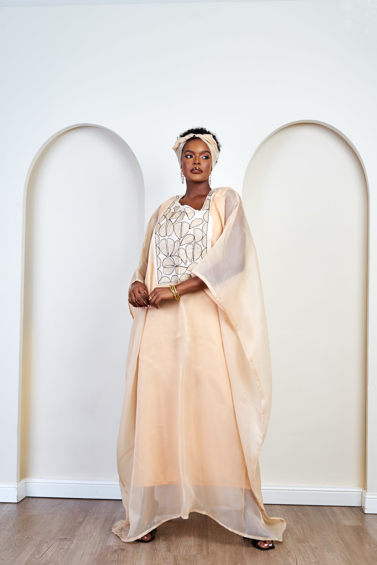 Nala Organza Agbada Dress