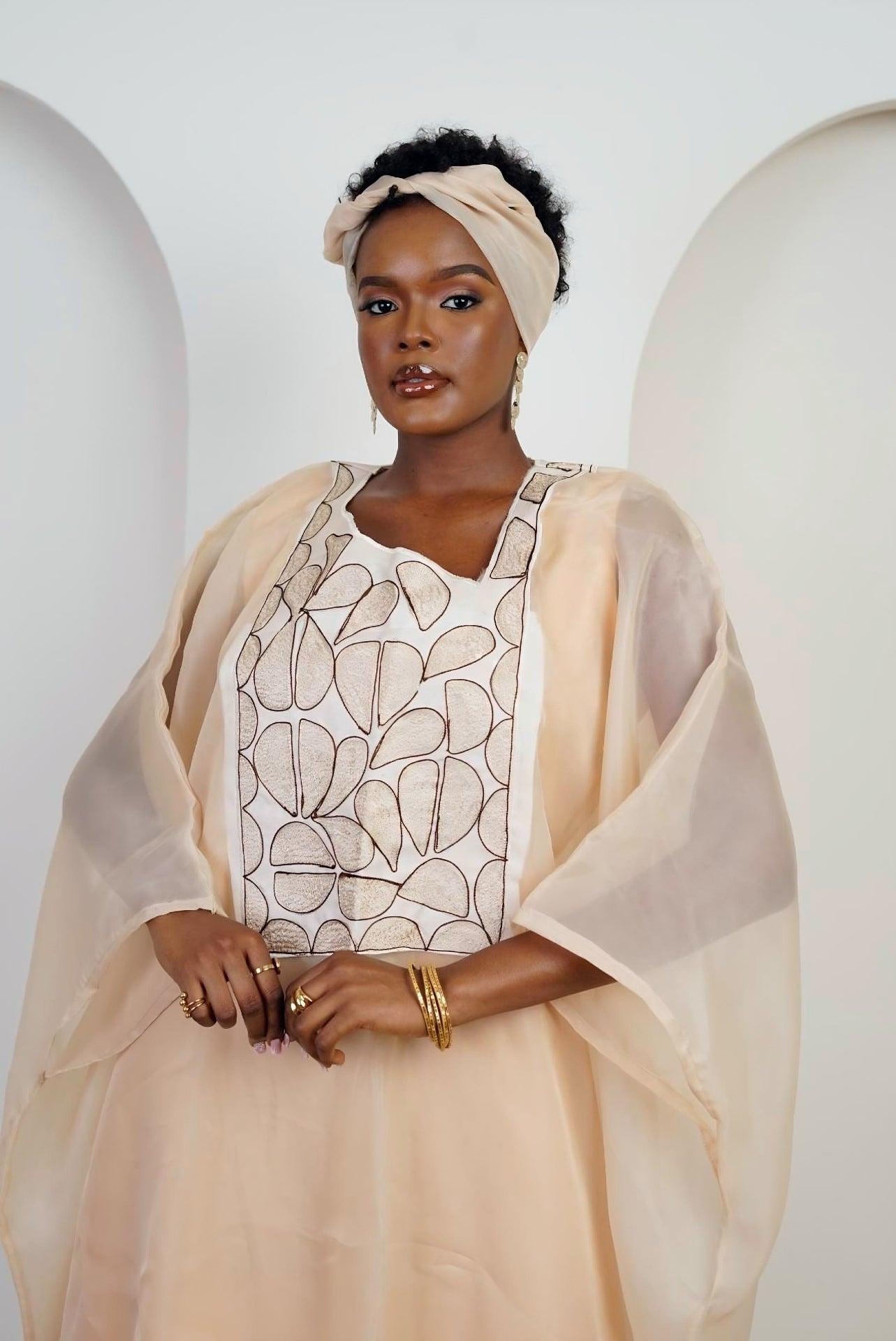 Nala Organza Agbada Dress
